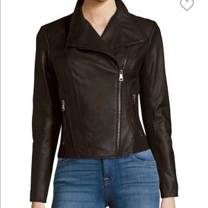MARC NEW YORK Felix Leather Moto Jacket